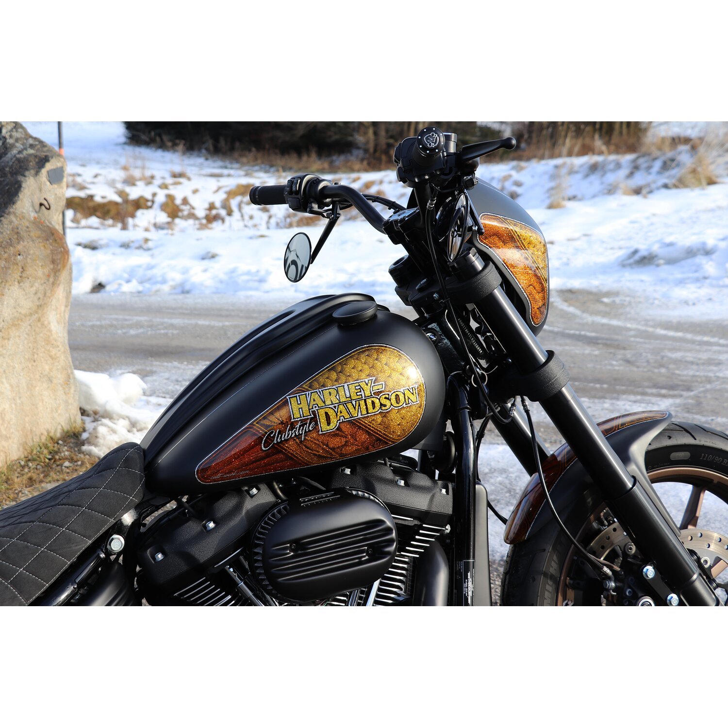 Cult-Werk, dash cover, Black, Gloss