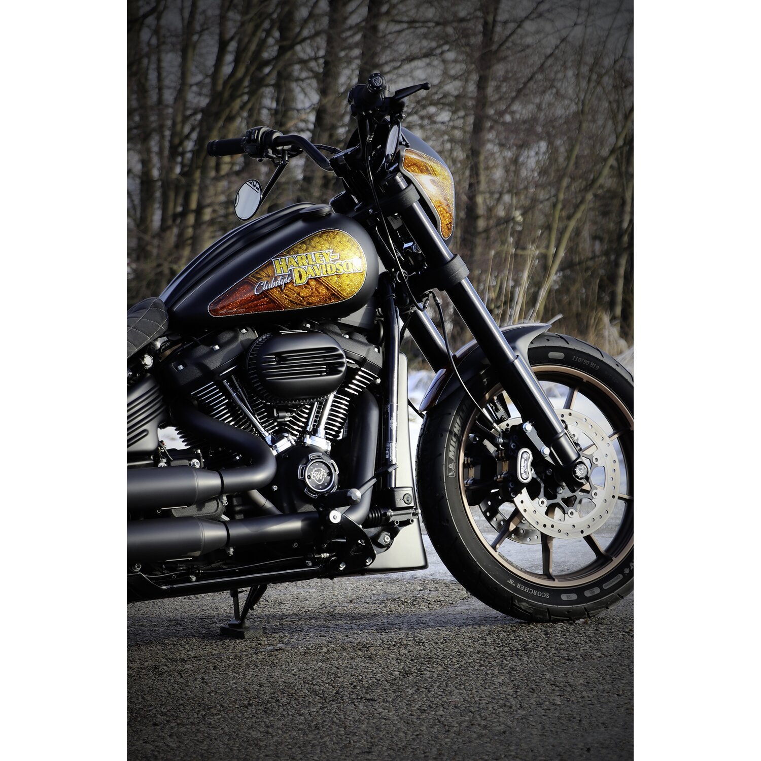 Cult-Werk, Low Rider dash cover kit, Black, Matte