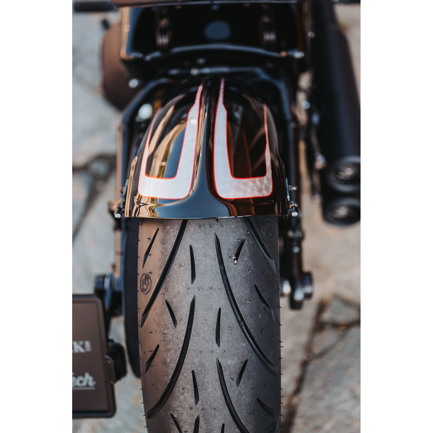 Cult-Werk, rear fender 'Old School, Black