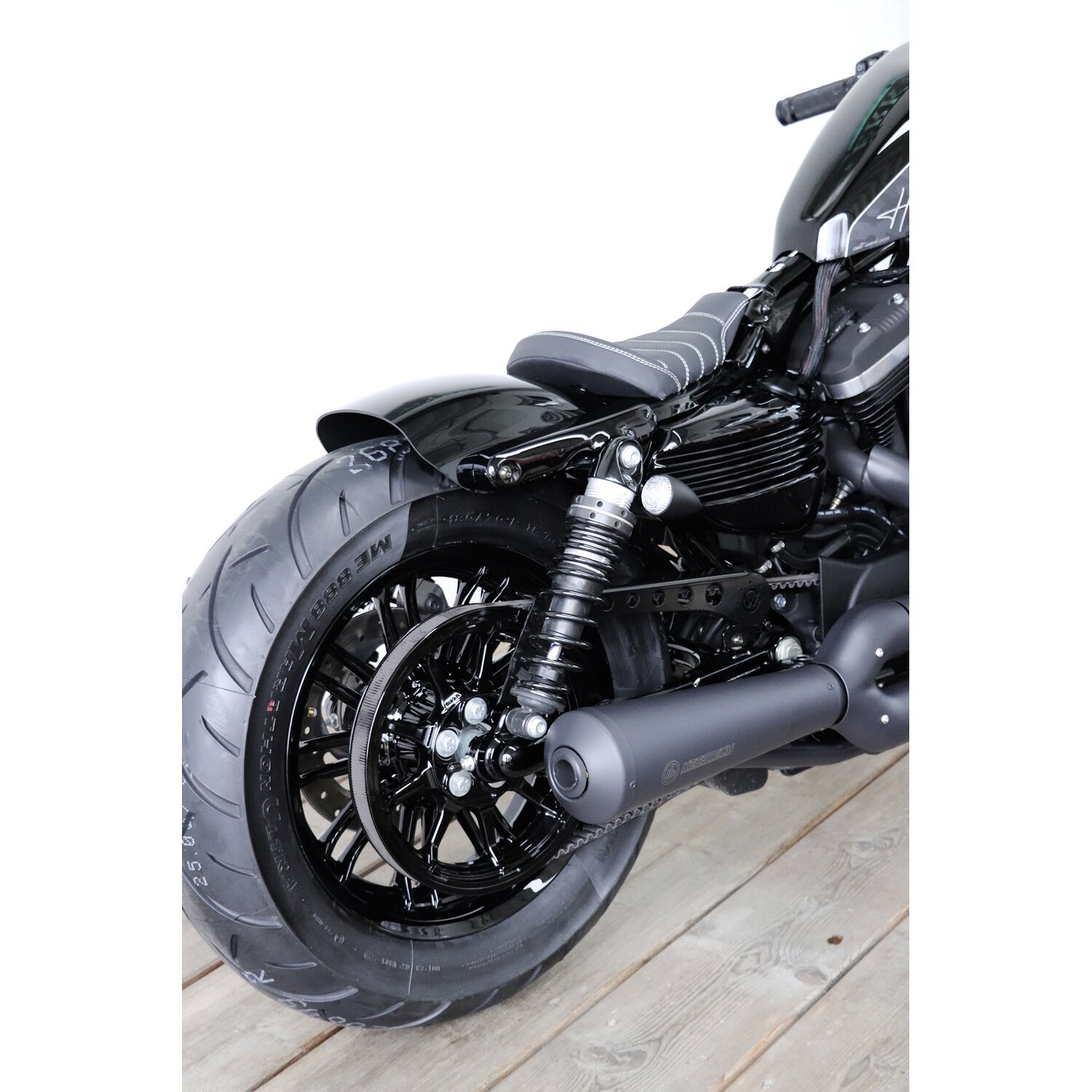 Cult-Werk, rear fender 'Low, black, Gloss