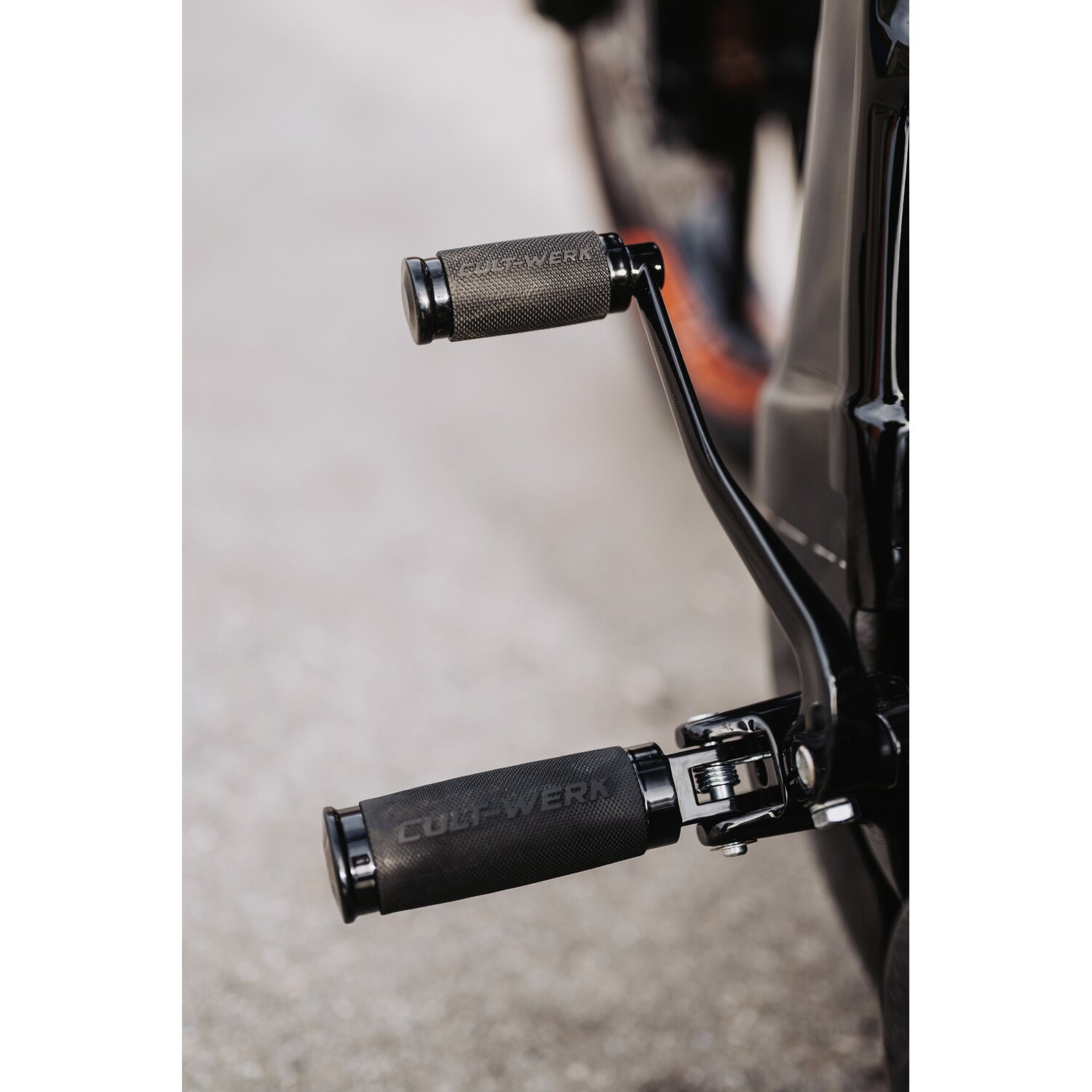 Cult-Werk, shift peg, racing Black, Black, Gloss