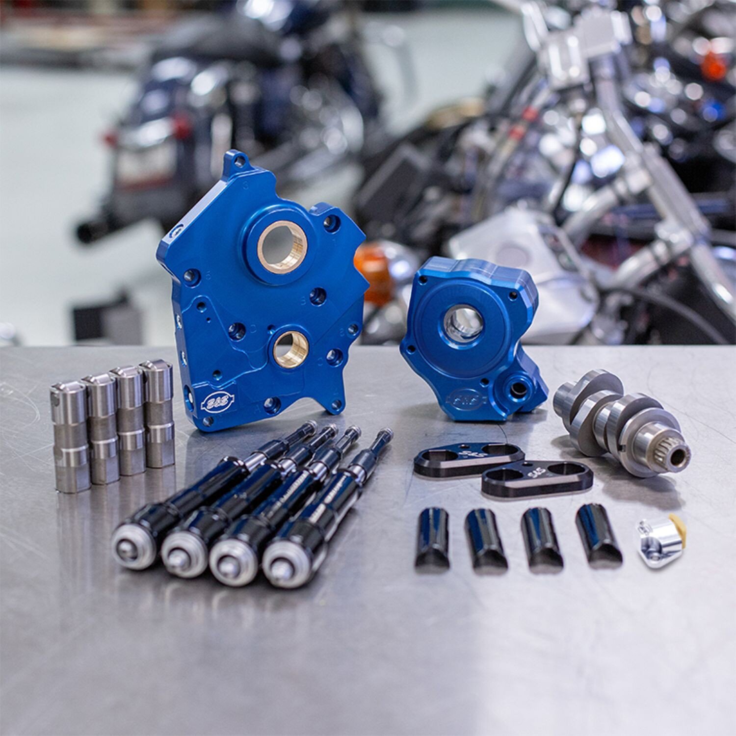 S&S, 475C cam chest kit M8 - Chain drive, oil cooled