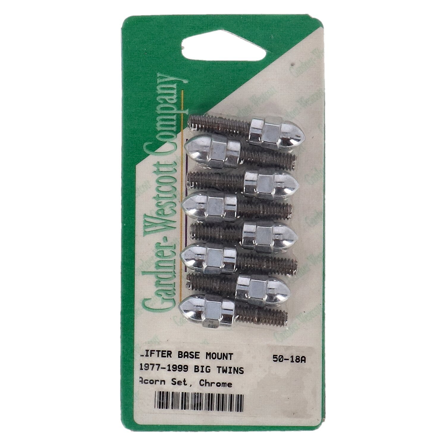 GW, tappet block mount kit. Acorn, Chrome