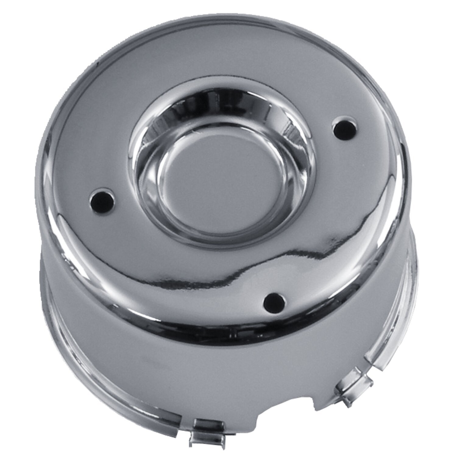 Tachometer cup, Silver, Chrome