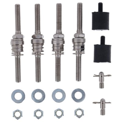 With detachable sissy bar. Remove your saddlebag in 3 seconds. Used with stock saddlebags and can be used with or without docking hardware for sissy bars. Constructed from 303 stainless steel.