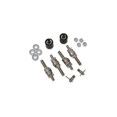 Without detachable sissy bar. Remove your saddlebag in 3 seconds. Used with stock saddlebags and can be used with or without docking hardware for sissy bars. Constructed from 303 stainless steel.