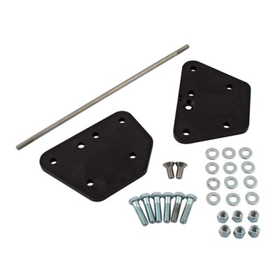 3" (7.5cm) forward extension. Great solution for long legged riders. Kit consists of black extensions and a stainless shifter rod.

Note: a longer brake line than the stock brake line is required.