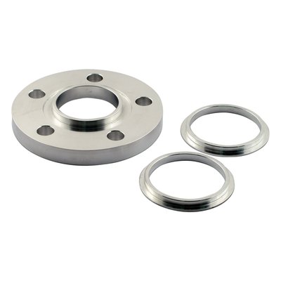 Manufactured from 6061-T6 aluminum with a machined finish. Flanged for perfect alignment and made to work with hubs that have a flange height no more than .190". 
- 1/2" (12.7mm) thick