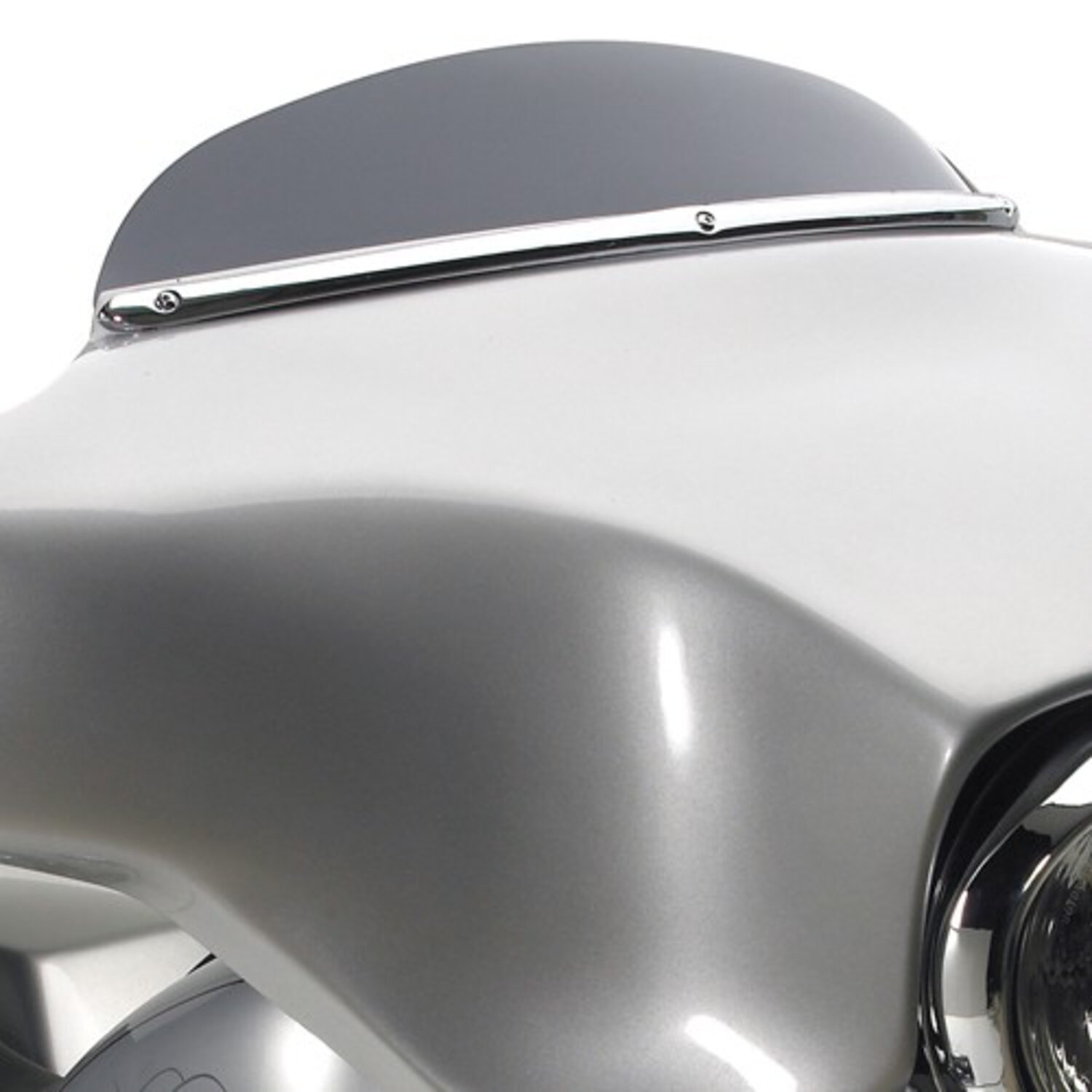 Cycle Visions, Tech windshield trim, Chrome