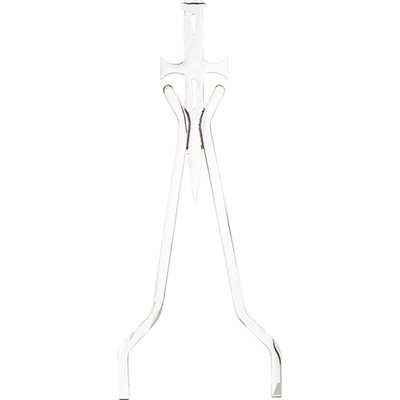 Chrome. 18" tall. Side plate width 6.88" to 7.625" wide. Made from 9/16" square steel bar. Can be used with stock or aftermarket side plates.
Note: Sideplates not included.
Note: Will not fit 'Plug-N-Play®' side plates.