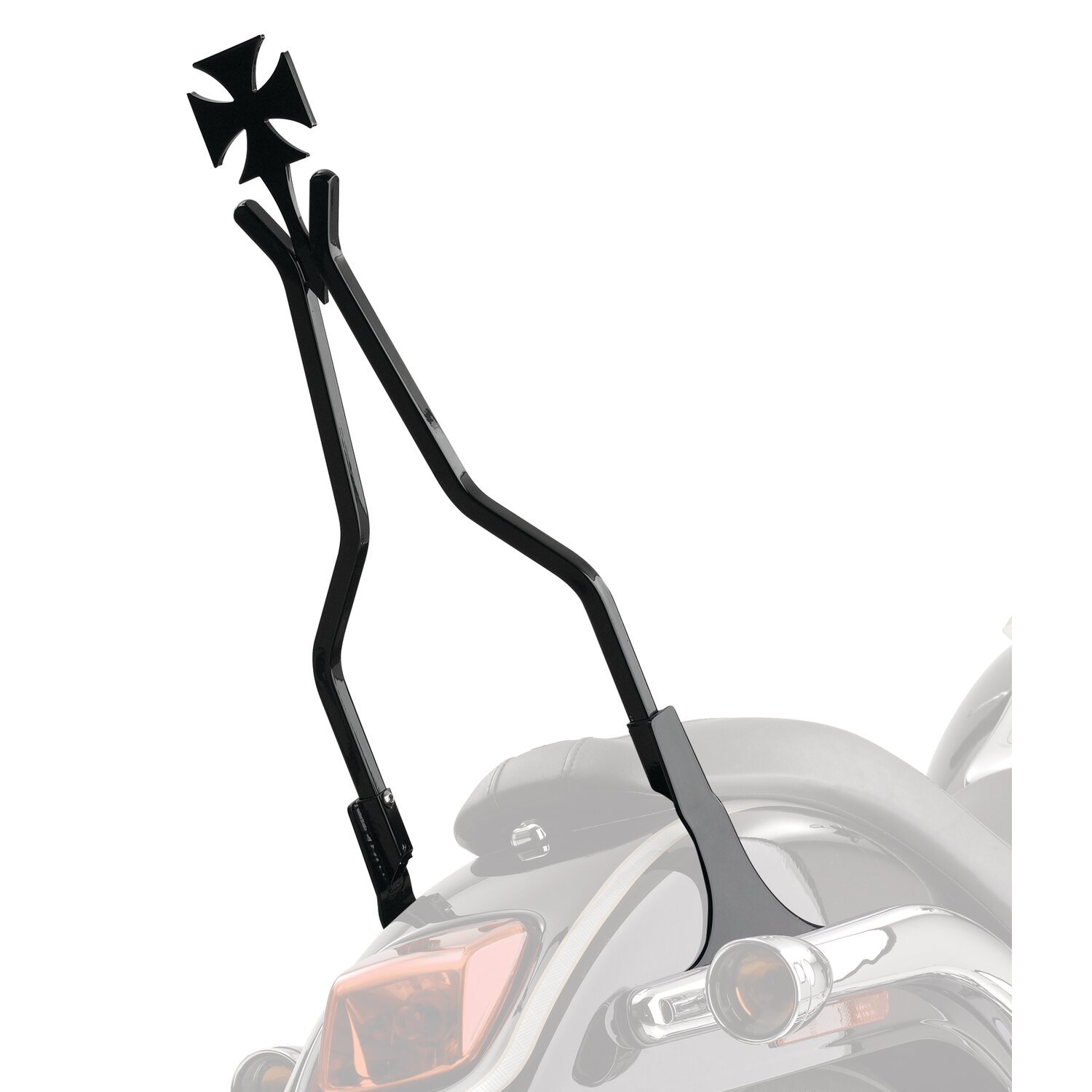Cycle Visions, rigid sissy bar side plates