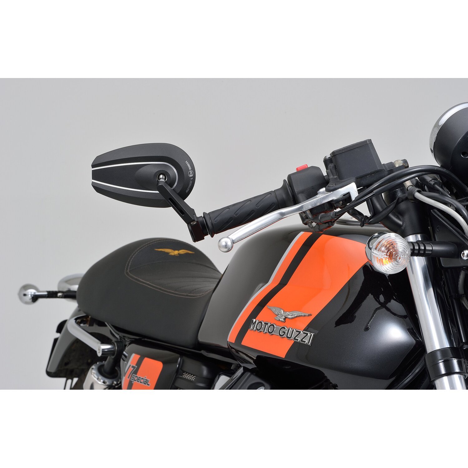 Daytona, bar end D-mirror. Number 6, short stem