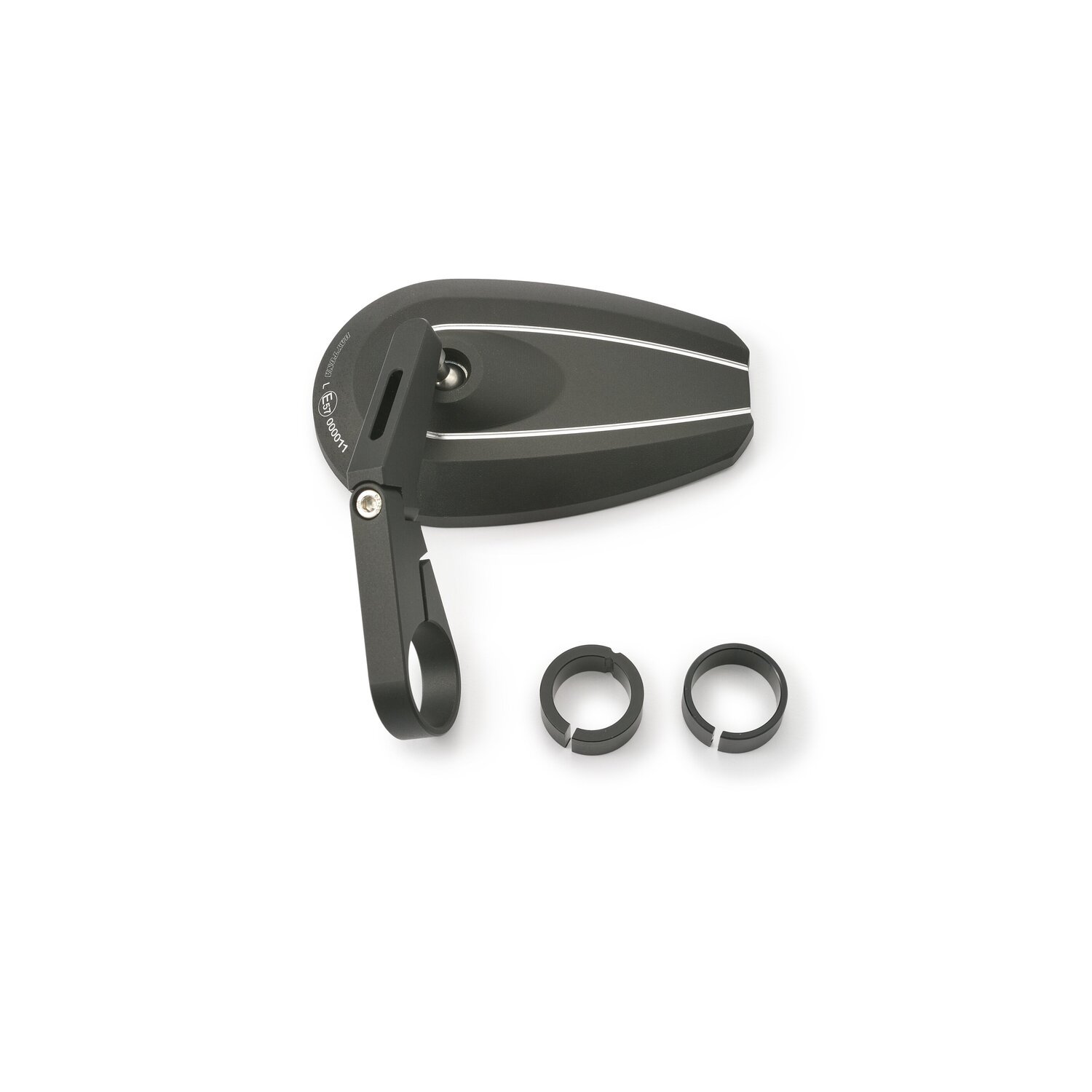 Daytona, bar end D-mirror. Number 6, short stem