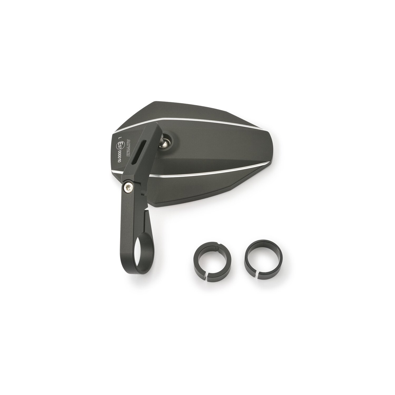 Daytona, bar end D-mirror. Number 7, short stem
