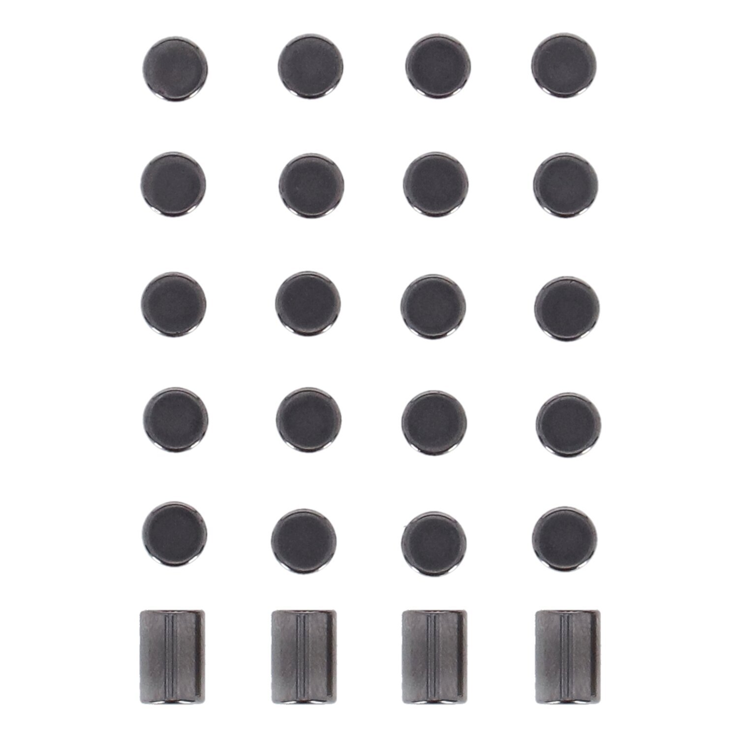 Pinion shaft (left side) crankcase rollers. +.0004"