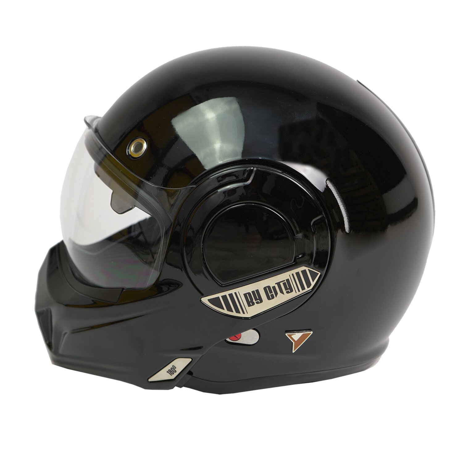 By City 180 Tech helmet black shiny, XS
