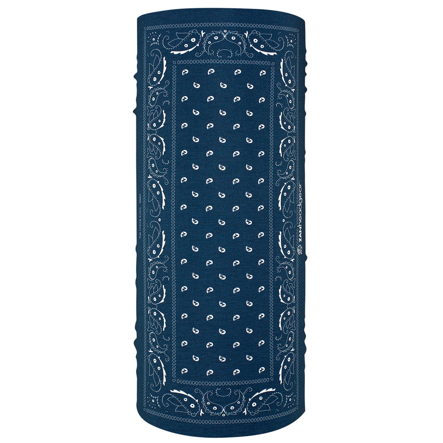 ZANheadgear Motley Tube polyester blue paisley, One size fits most