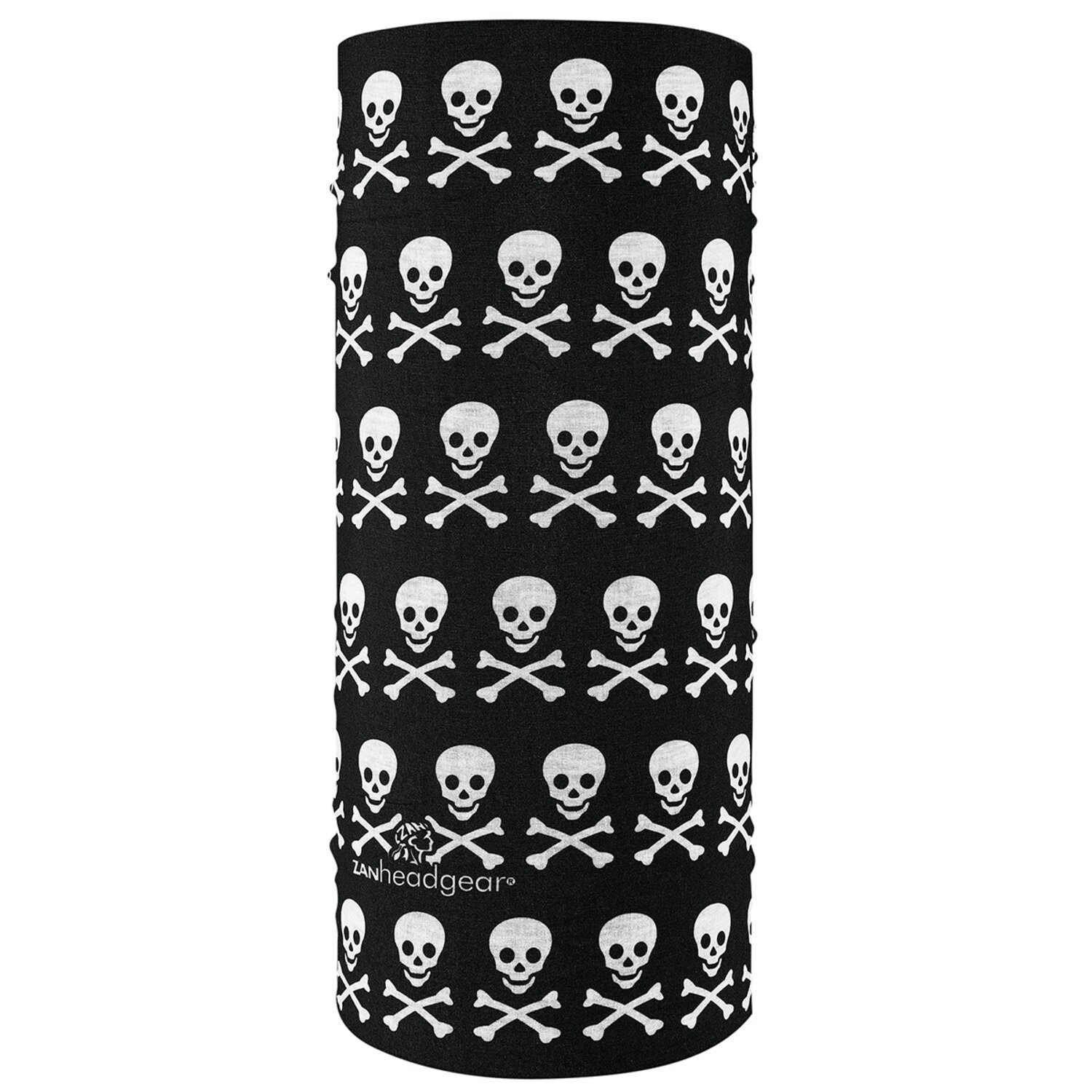 ZANheadgear Motley Tube polyester skull & crossbones, Multi-color, One size fits most