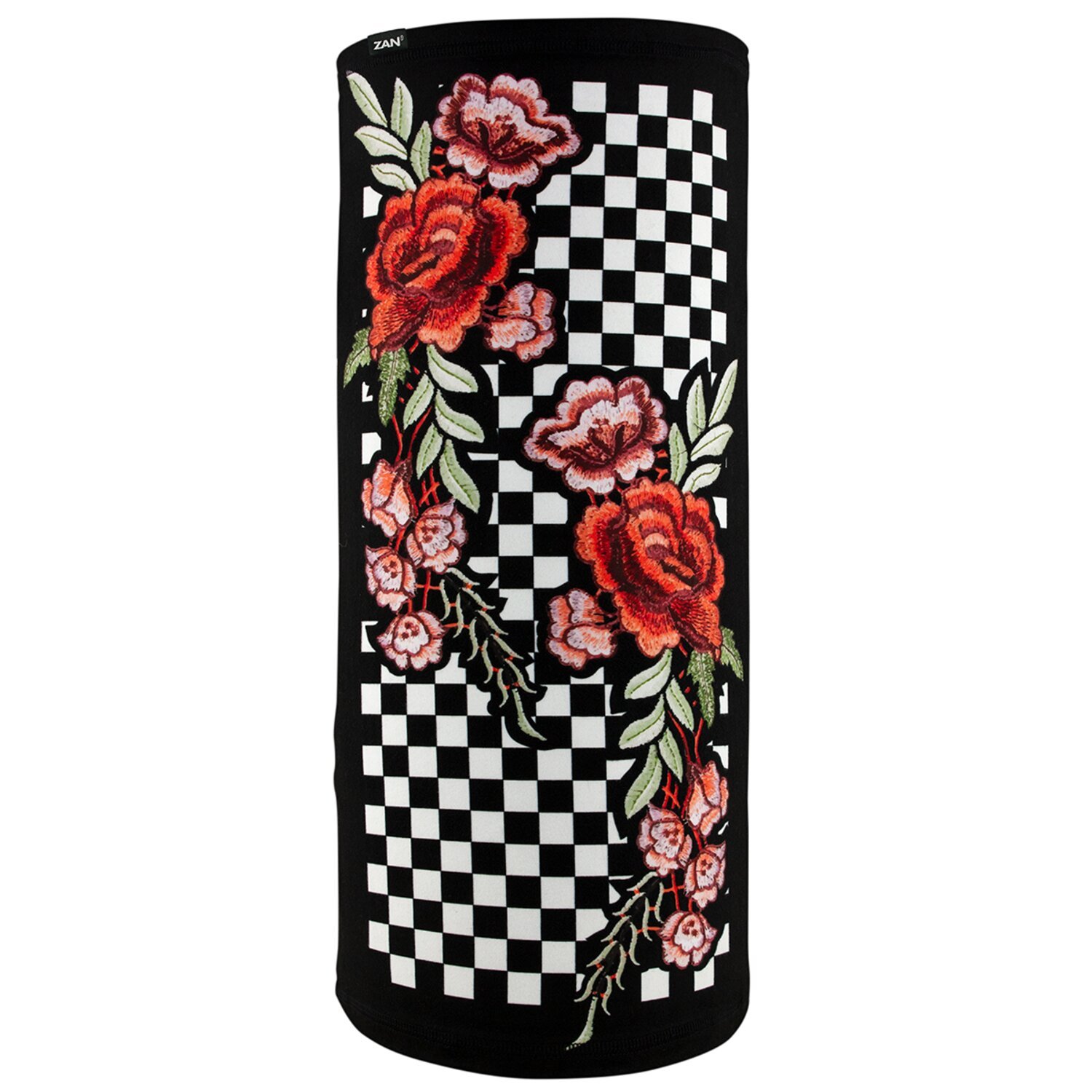 ZANheadgear Motley Tube sportflex checkered floral, Multi-color, One size fits most