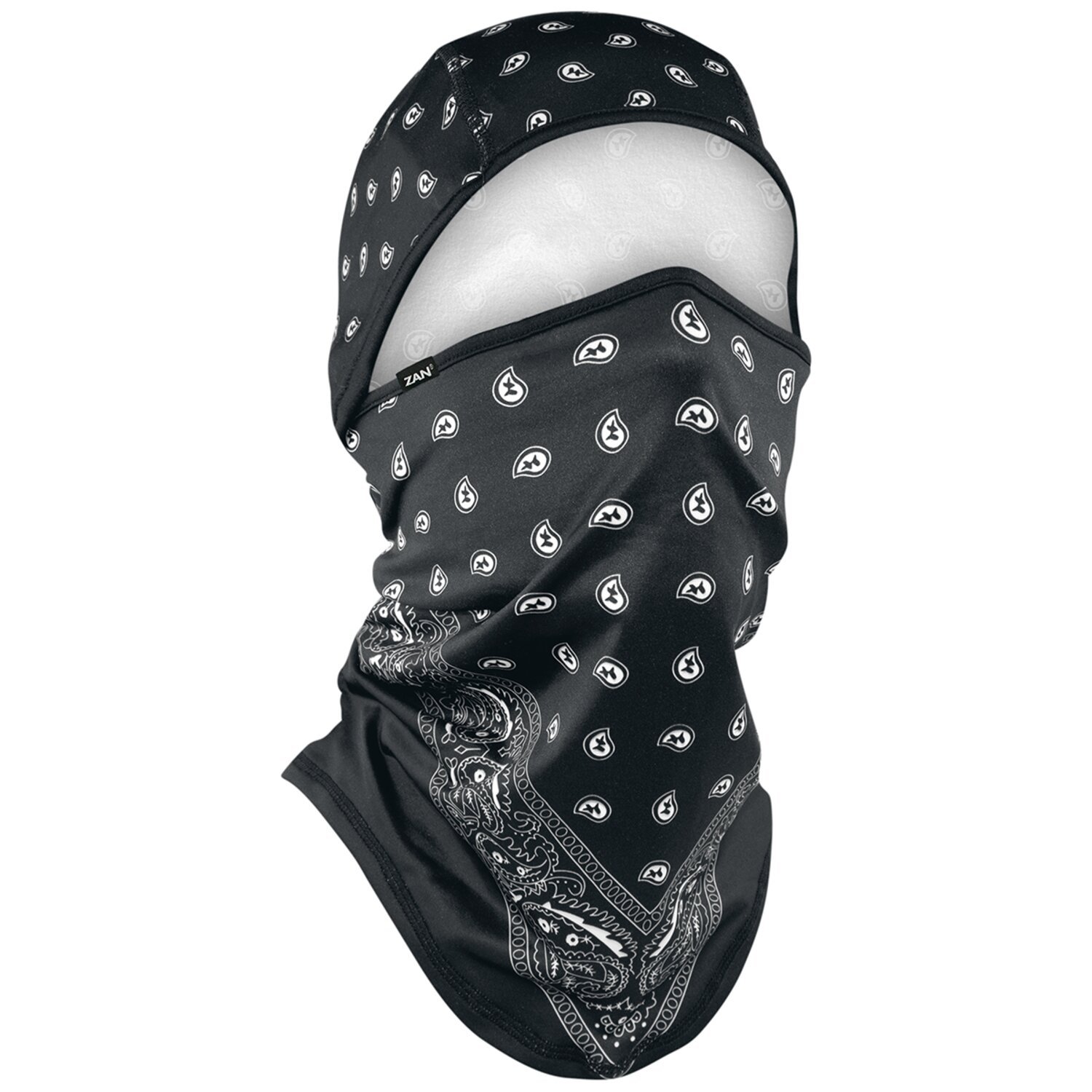 ZANheadgear Balaclava sportflex black paisley, One size fits most