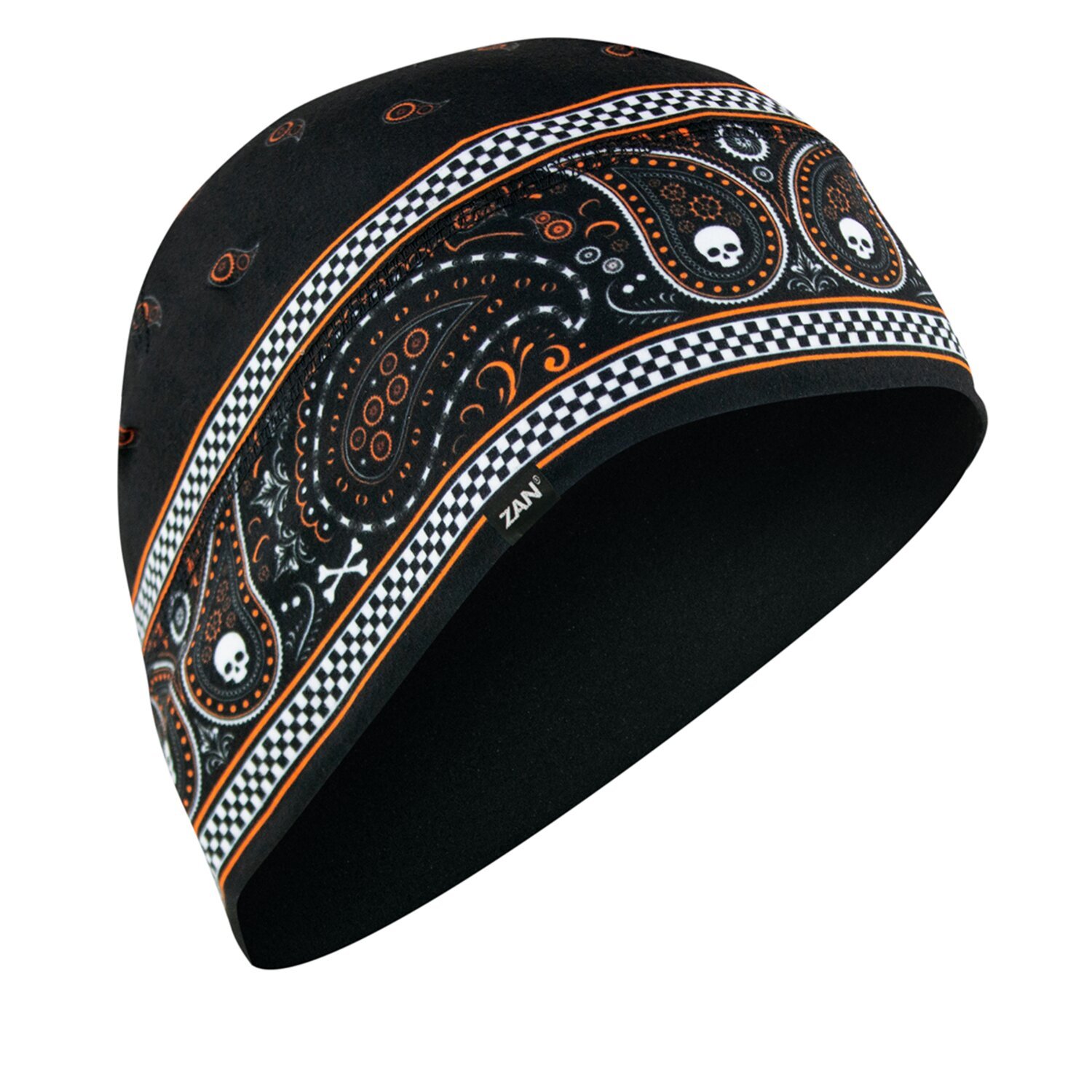 ZANheadgear Helmet beanie sportflex, classic Black, bandana Black