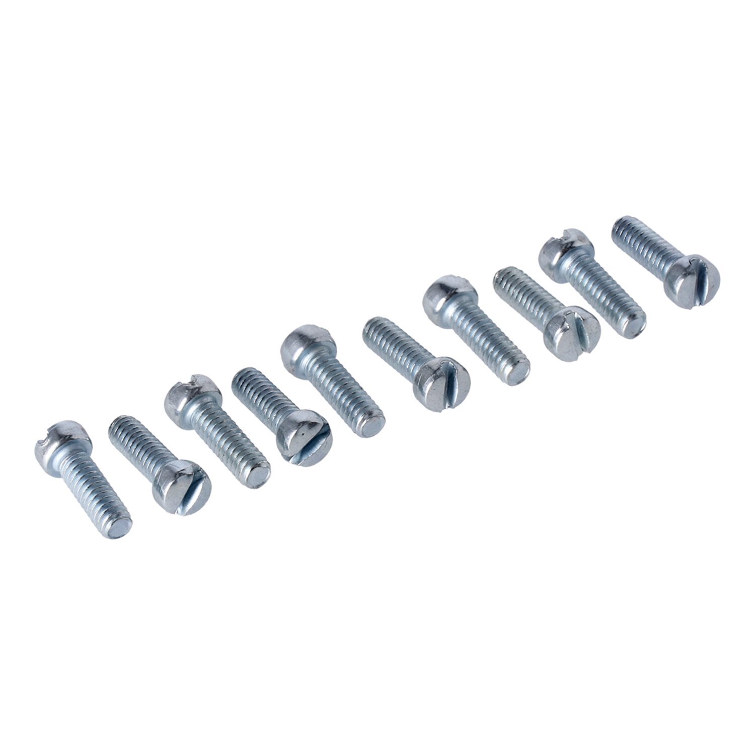 Slotted screw, 1/4-20 x 11/16, Satin