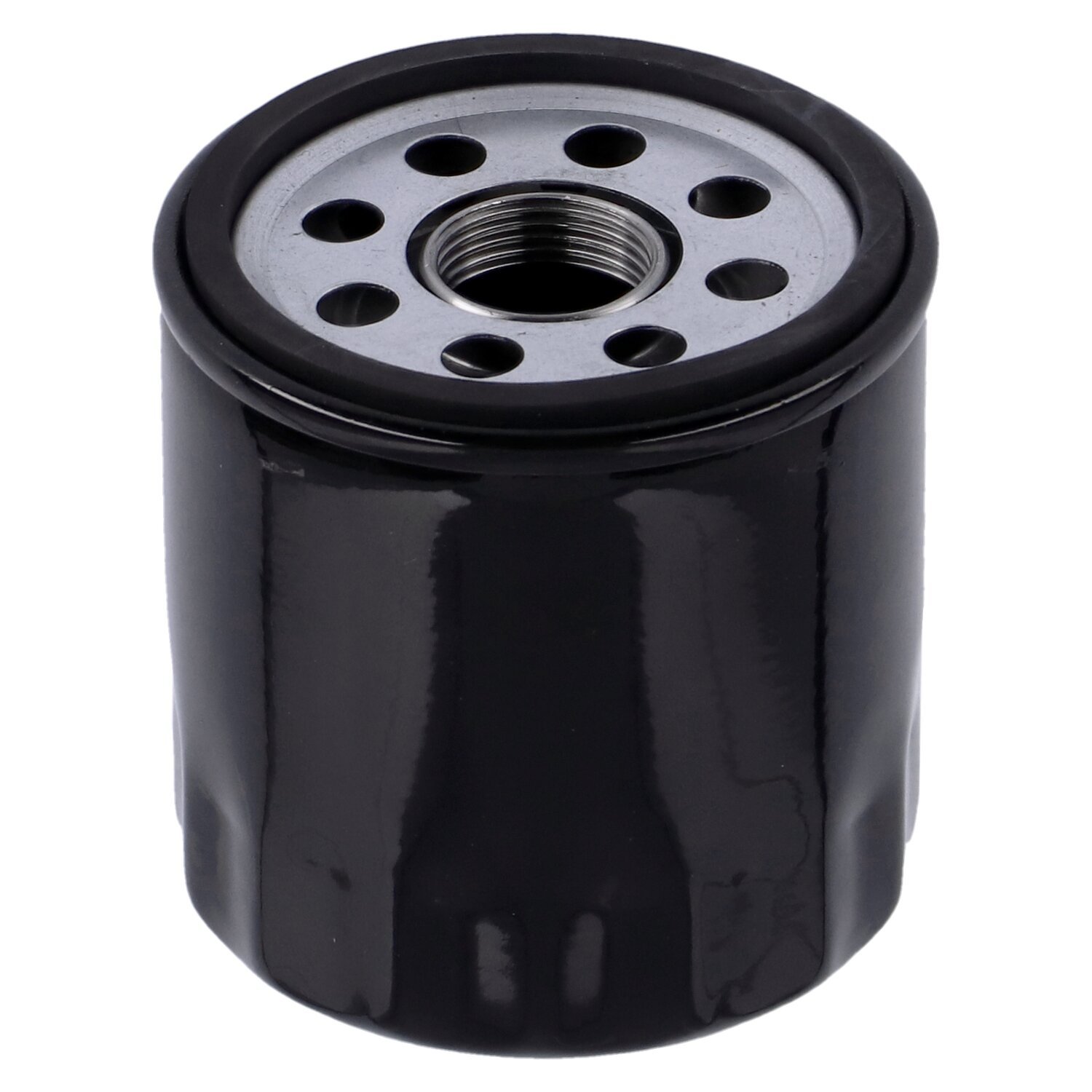MCS, spin-on oil filter with top nut, Black