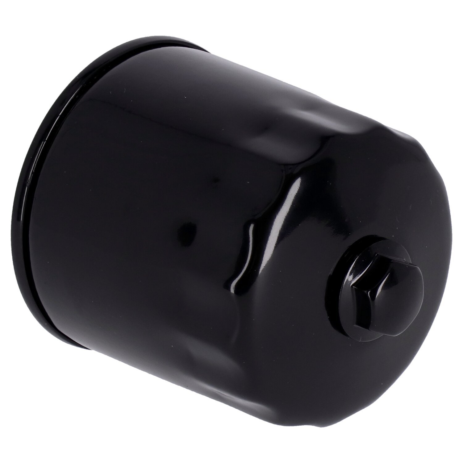 MCS, spin-on oil filter with top nut, Black