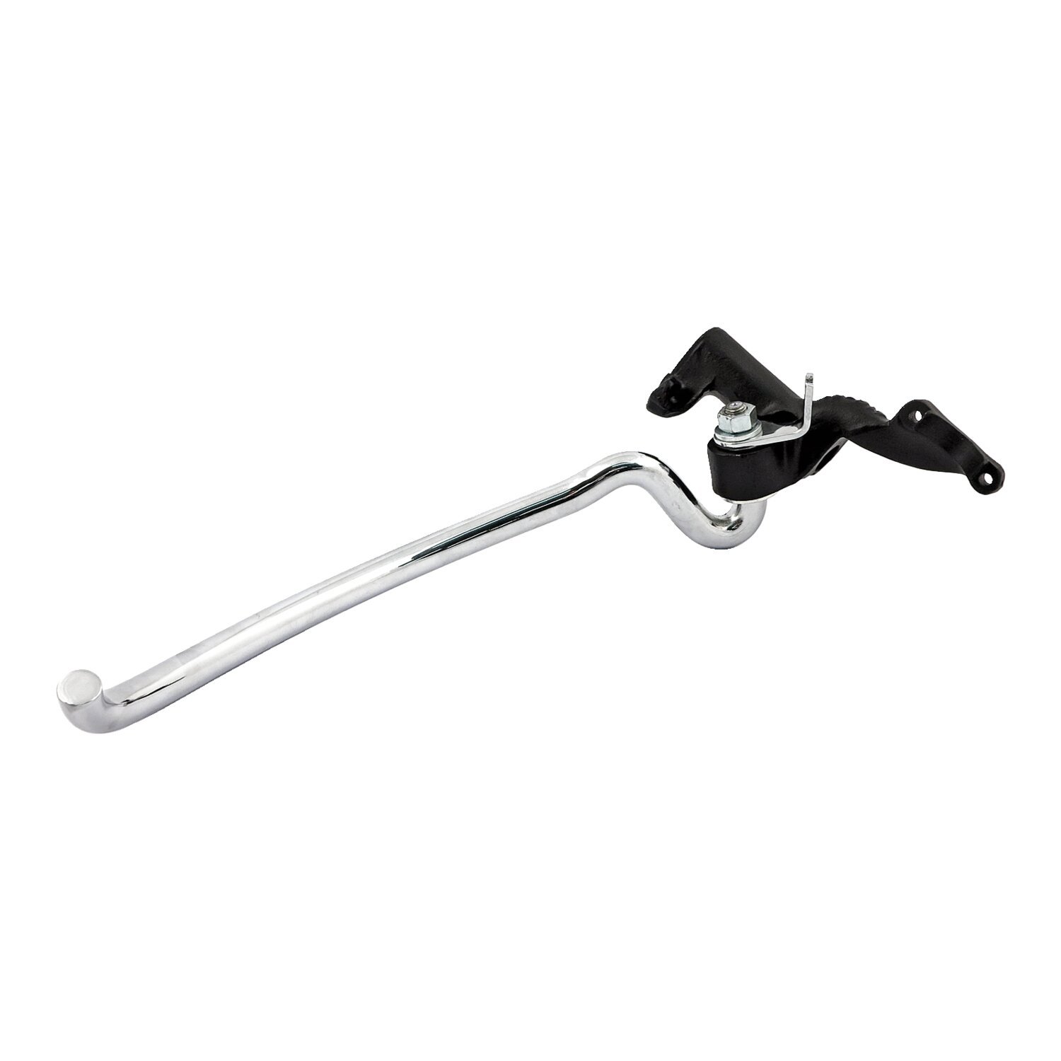 WL Sidevalve jiffy stand complete, Black, Chrome