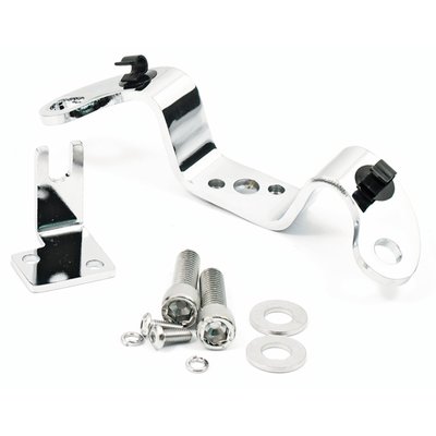 Includes hardware, mounts to both cylinders and choke bracket. 
OEM replacement reference 16353-04 and 16534-04
