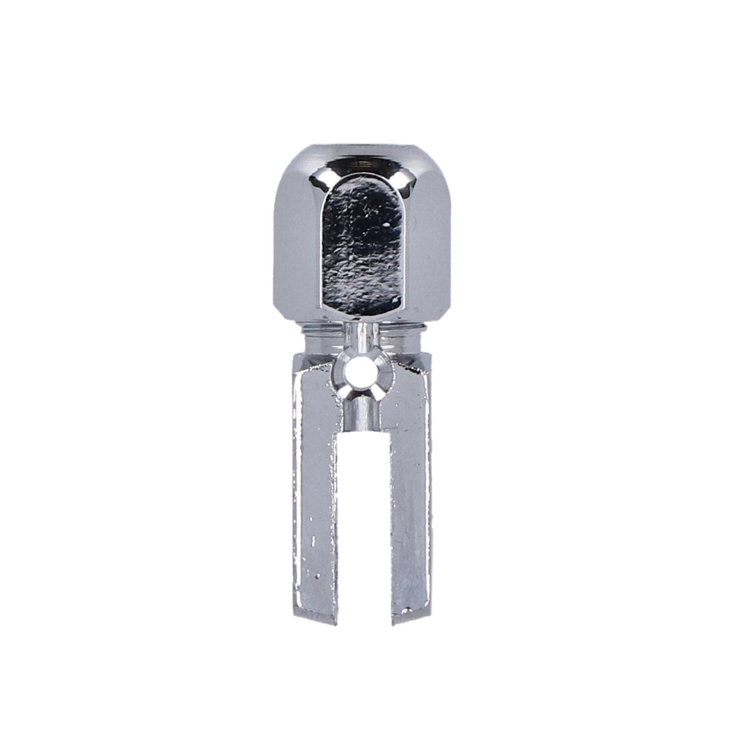 Clevis pin & nut, front brake cable, Silver, Chrome