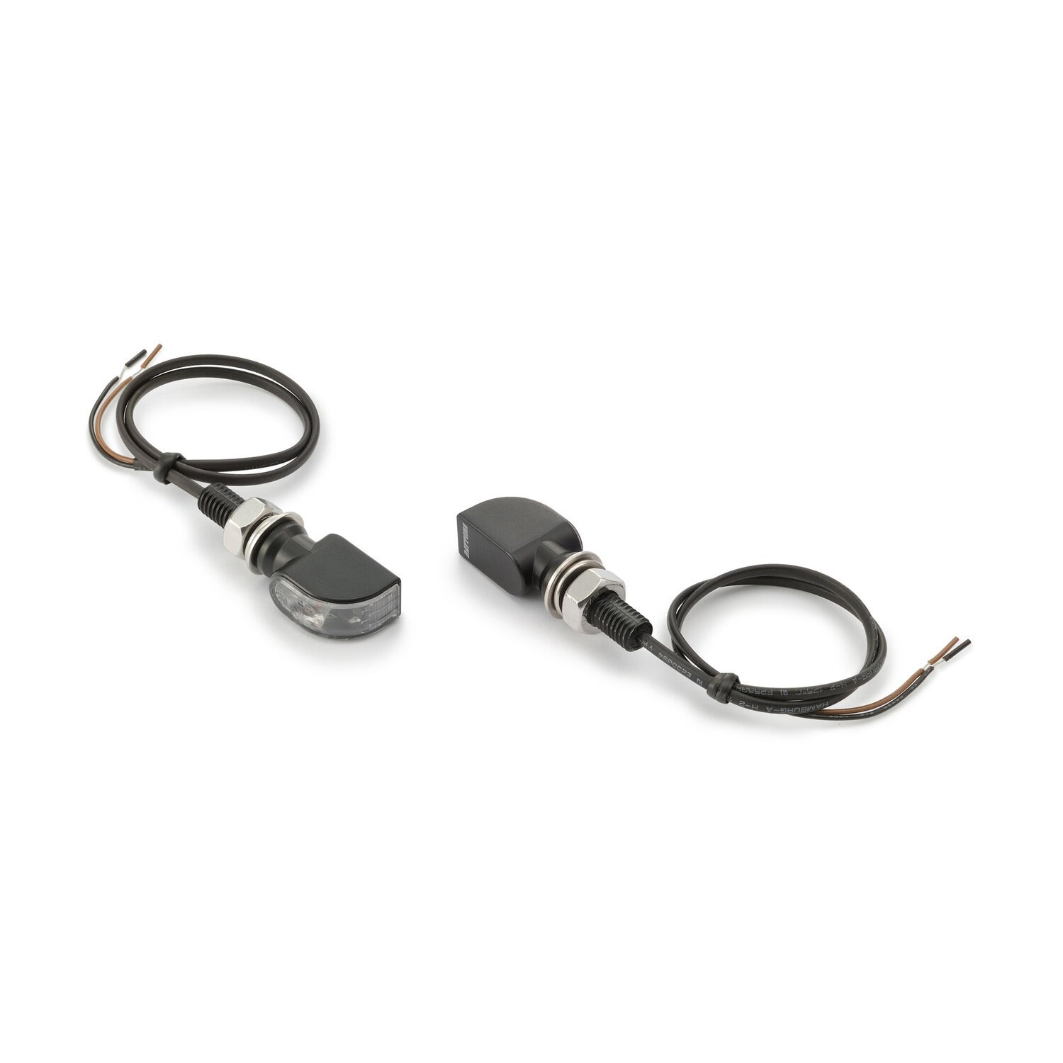 Daytona, Mini 1 D-Light LED turn signals. Clear lens, Black