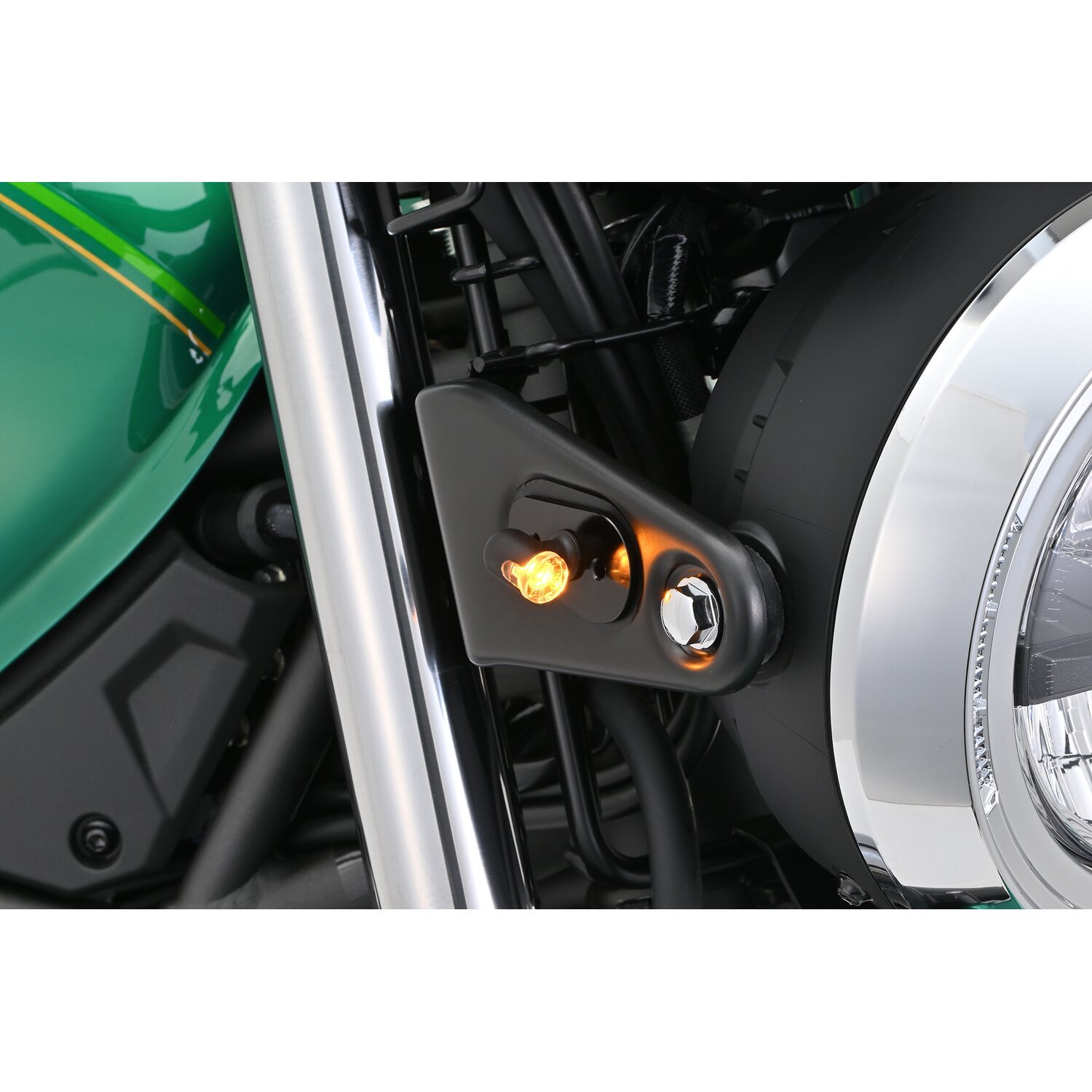 Daytona, Mini 3 D-Light LED turn signals, Black