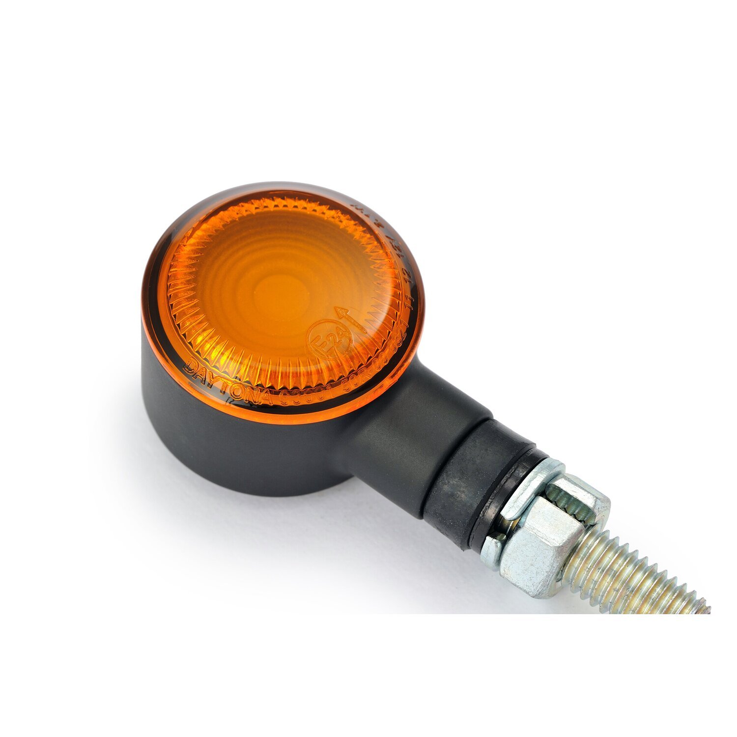 Daytona, D-Light 'SOL' LED turn signal set. Amber lens, Black