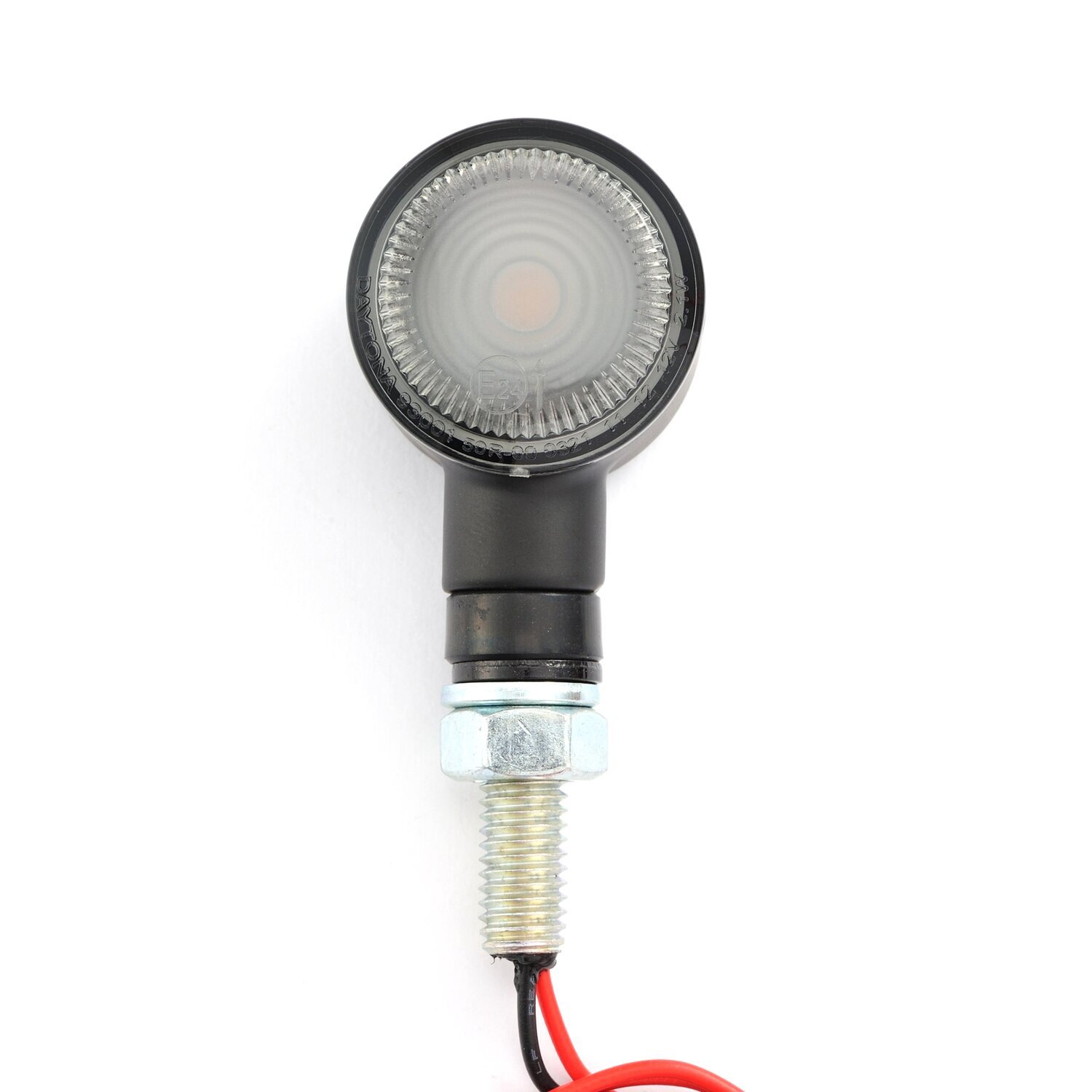 Daytona, D-Light 'SOL' LED turn signals. Smoke lens, Black