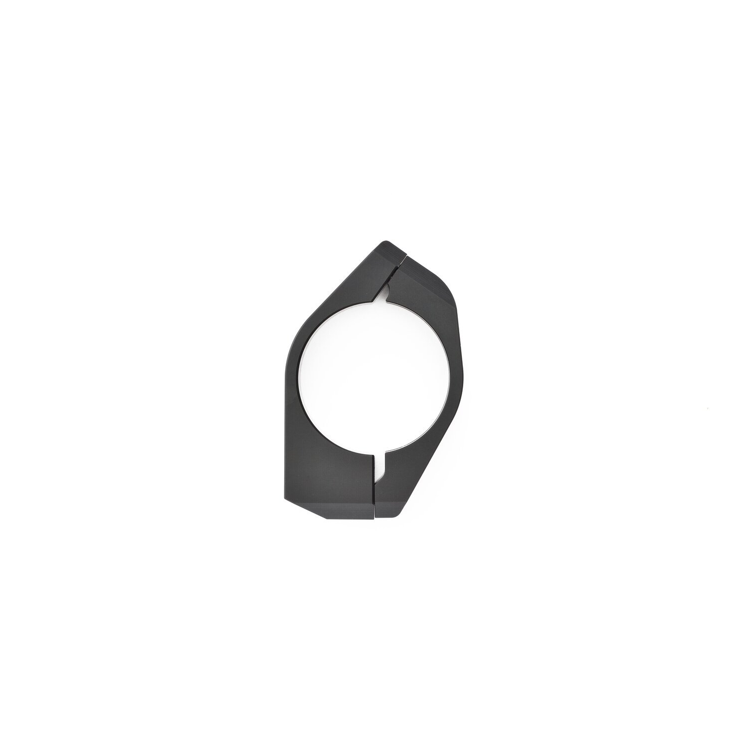 Daytona, fork clamp turn signal mount kit. 43mm, Black