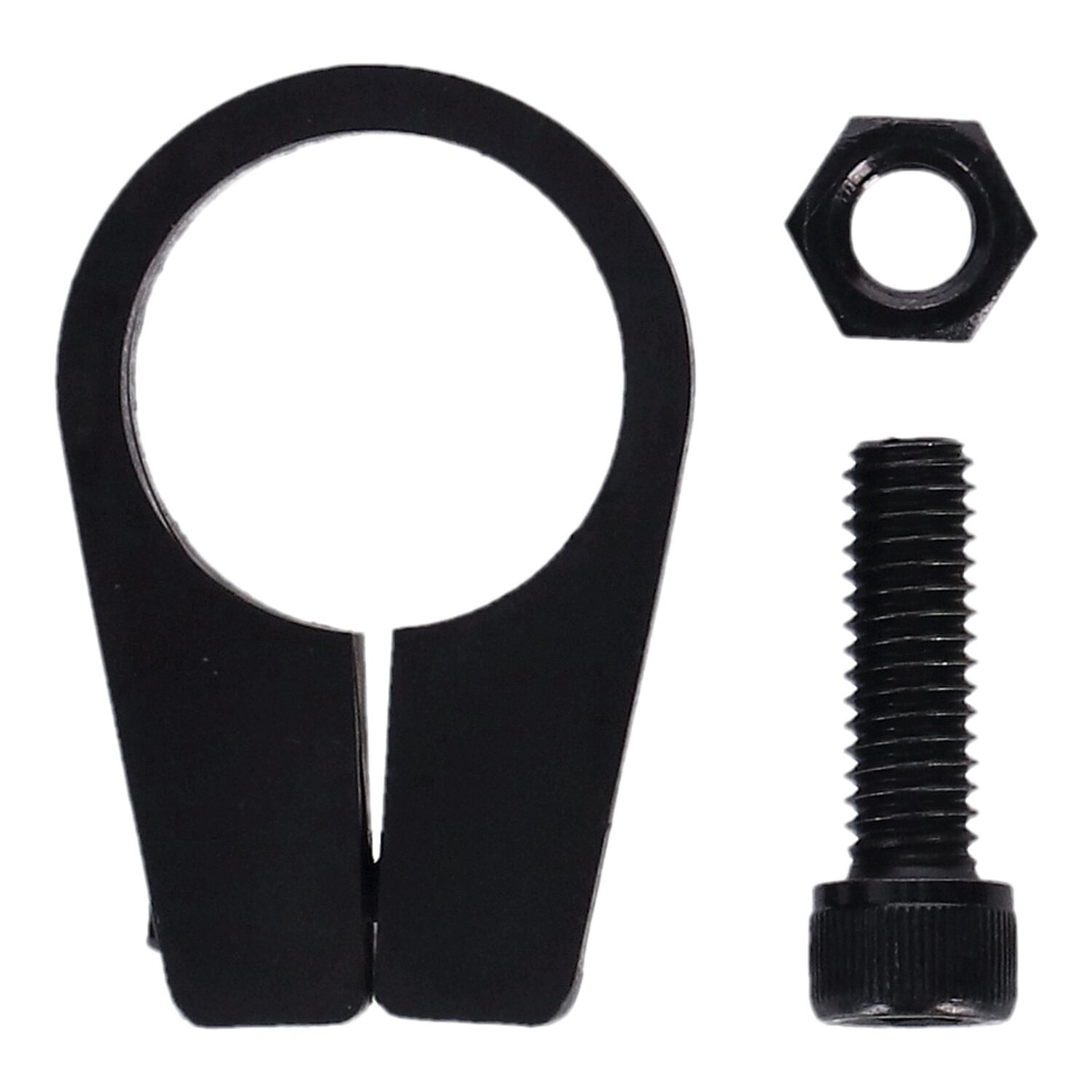Jagg, universal oil cooler clamp. 1-1/8, Black