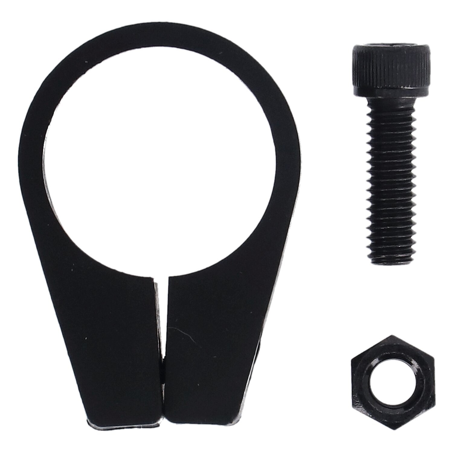 Jagg, universal oil cooler clamp. 1-1/4, Black