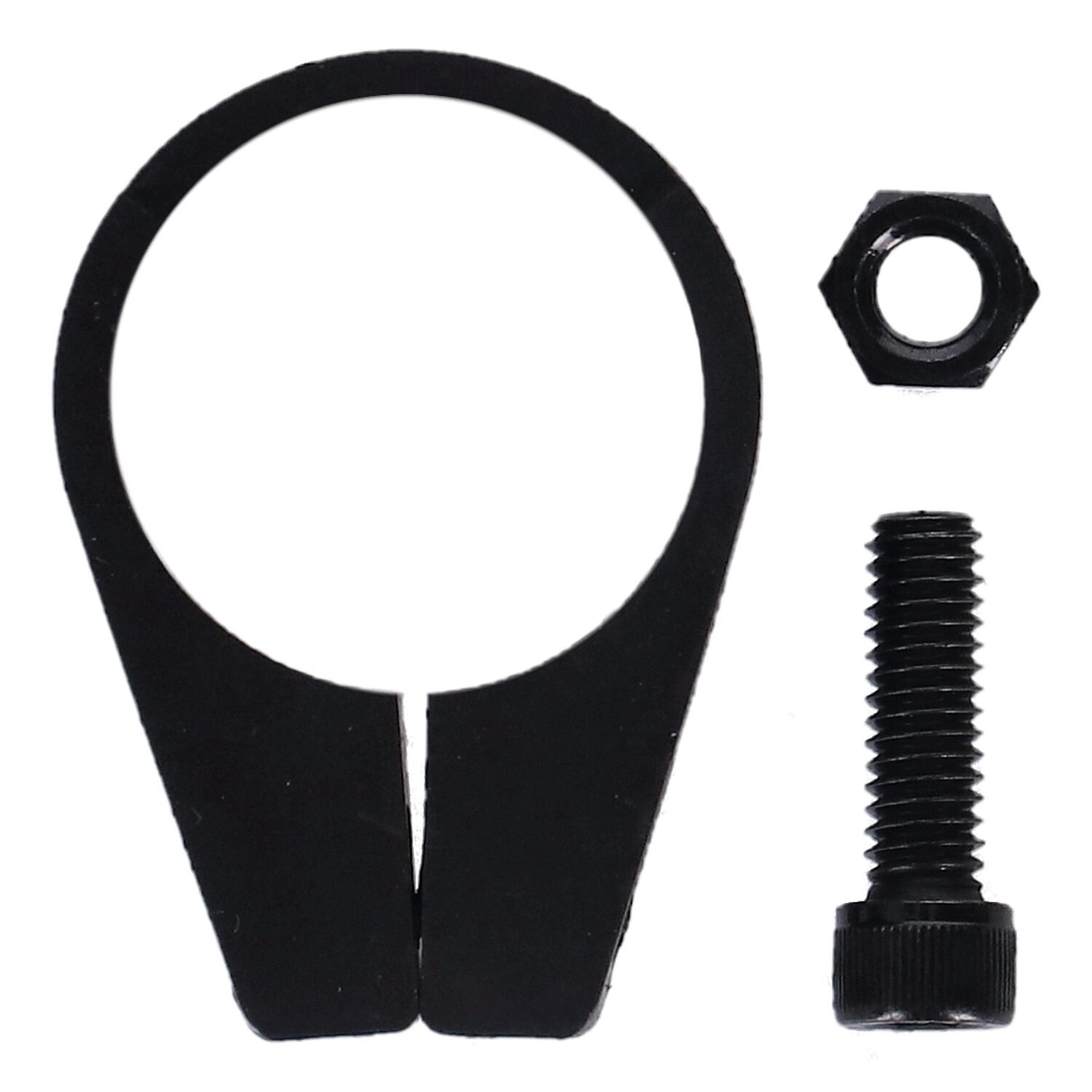 Jagg, universal oil cooler clamp. 1-1/2, Black