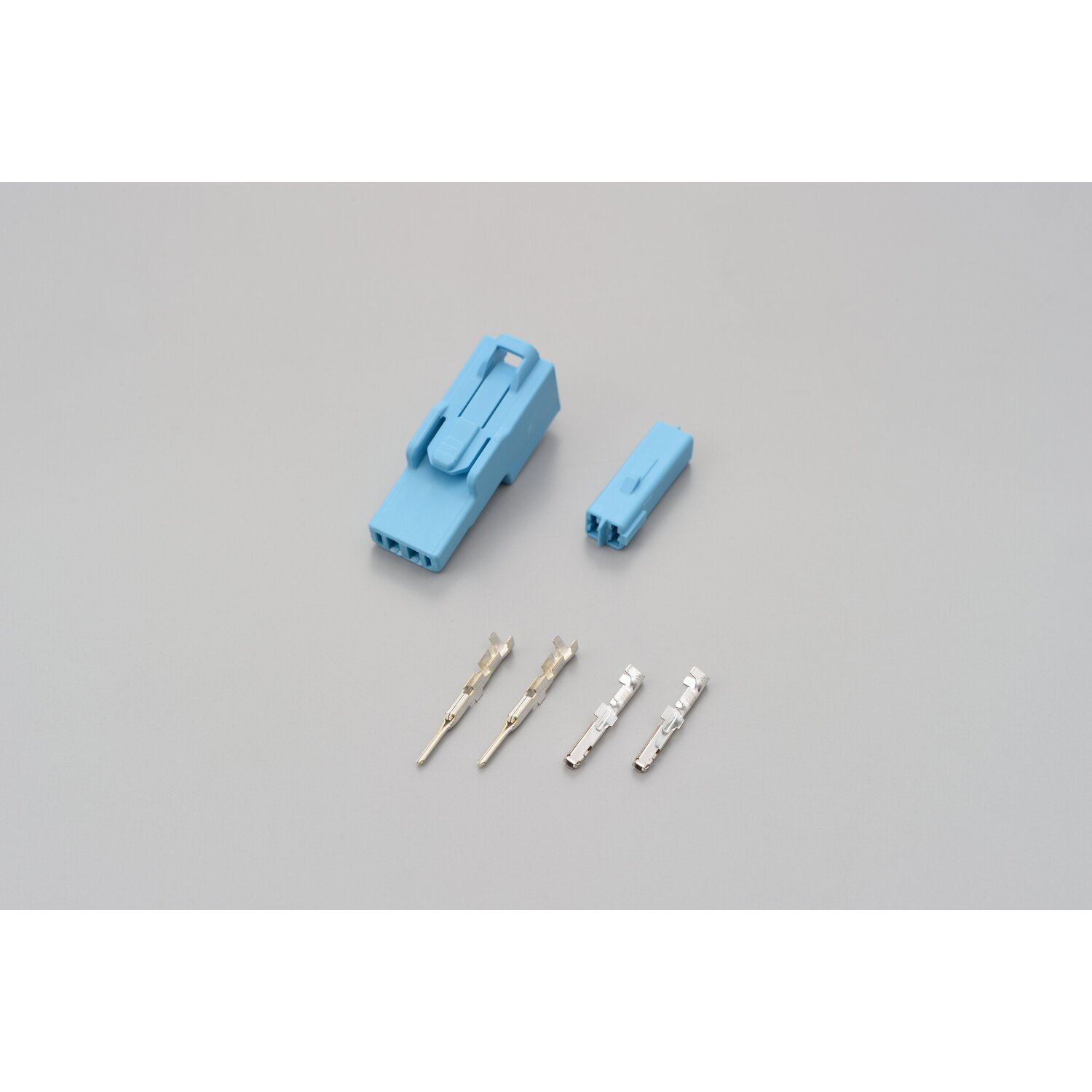 Connector set for turn signal - 2 pole, Blue