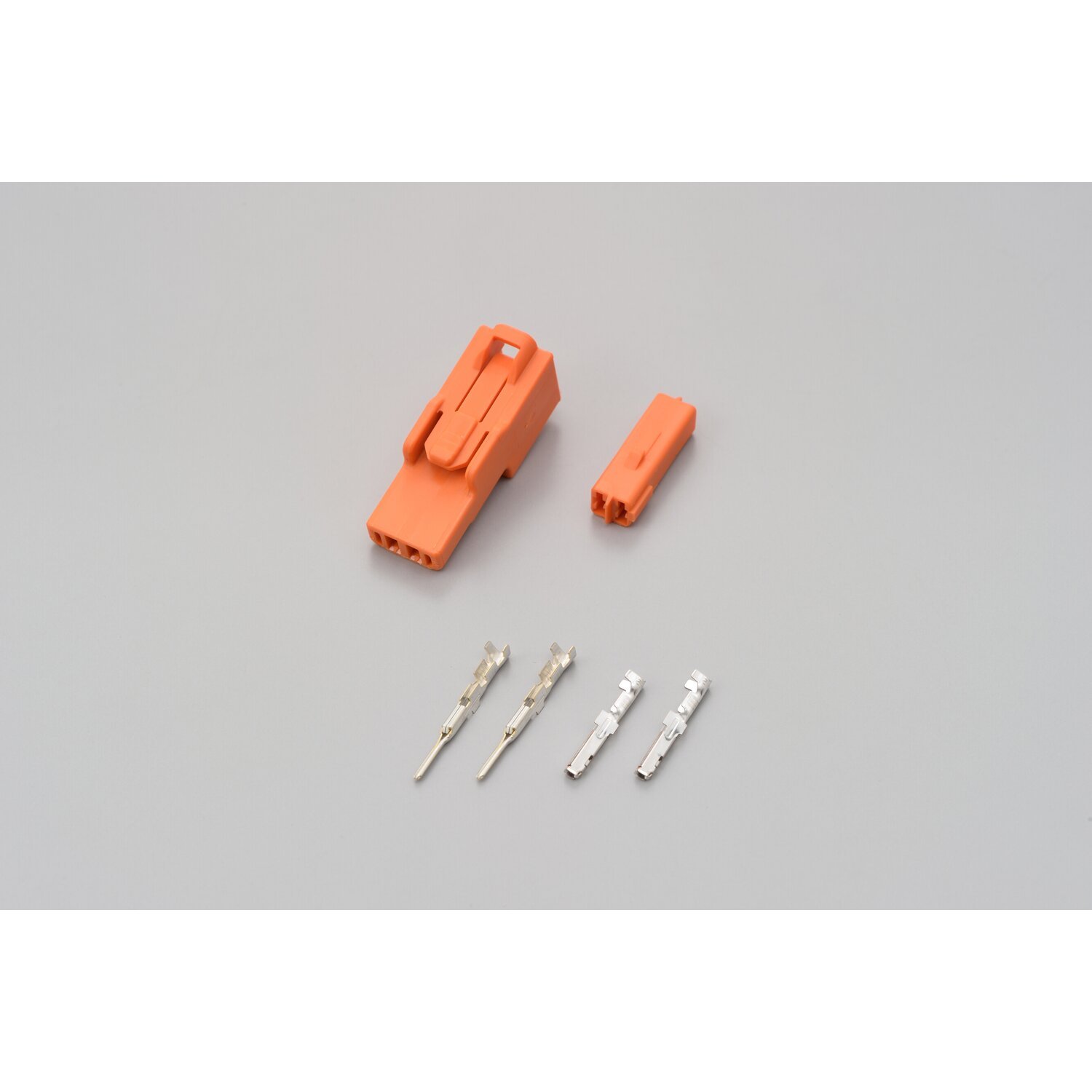 Connector set for turn signal - 2 pole, Orange