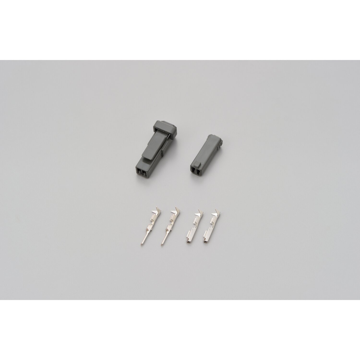 Connector set for turn signal - 2 pole, Gray