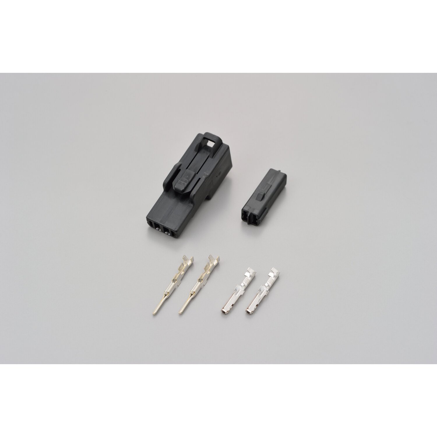 Connector set for turn signal - 2 pole, Black