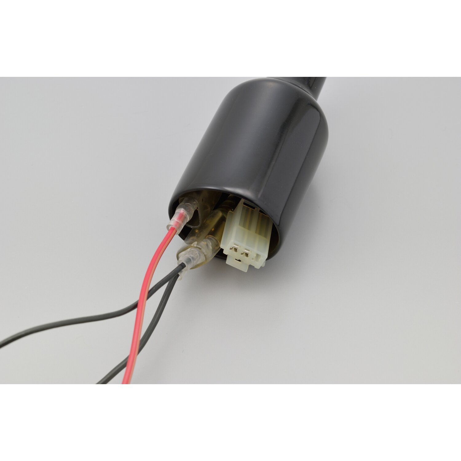 Connector boot cover. ø16mm x ø37mm x 84mm, Black