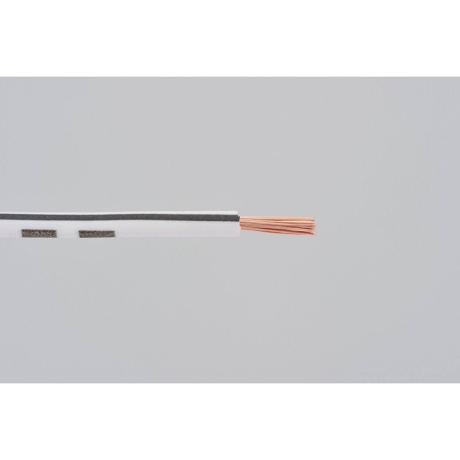 Electrical wire. 2 meter 0.75sq, White, black