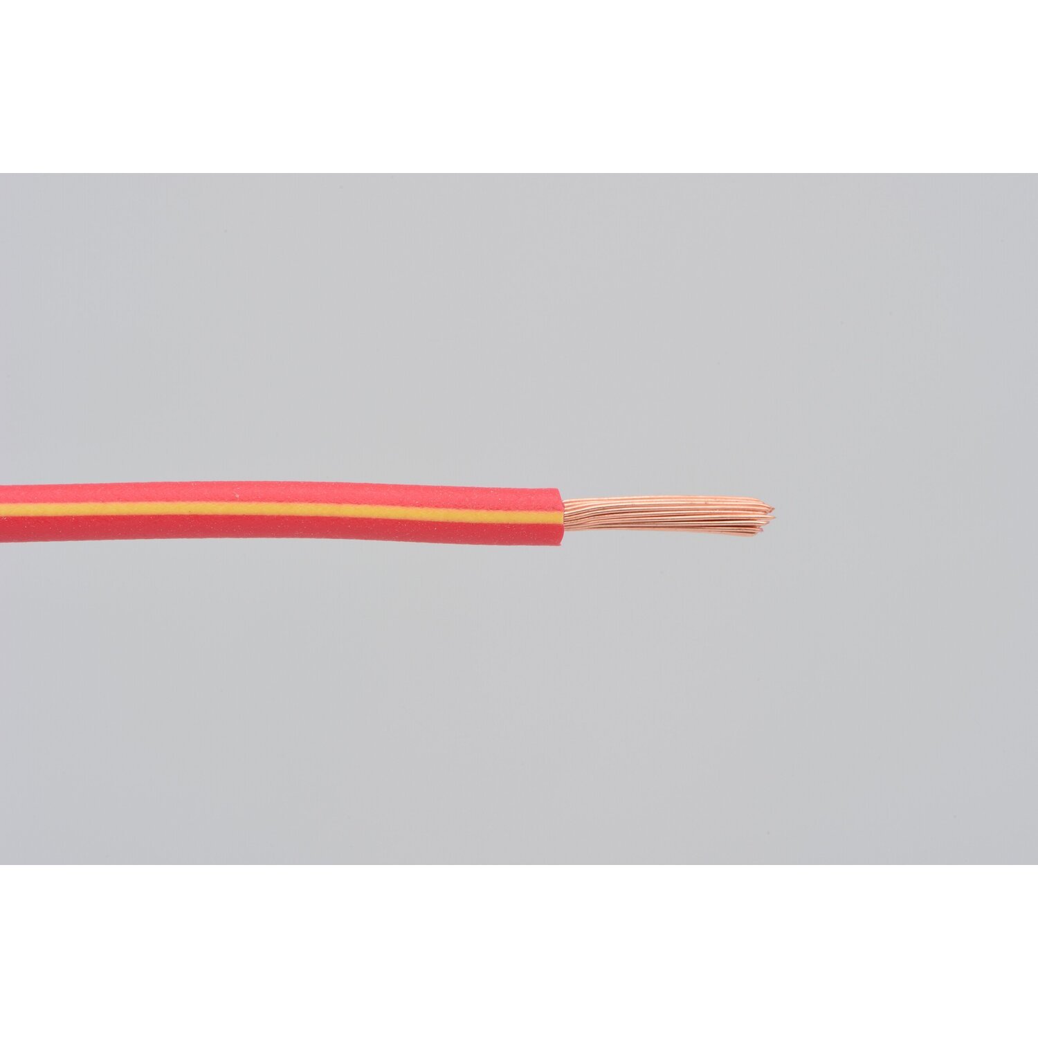 Electrical wire. 2 meter 0.75sq, Red, yellow