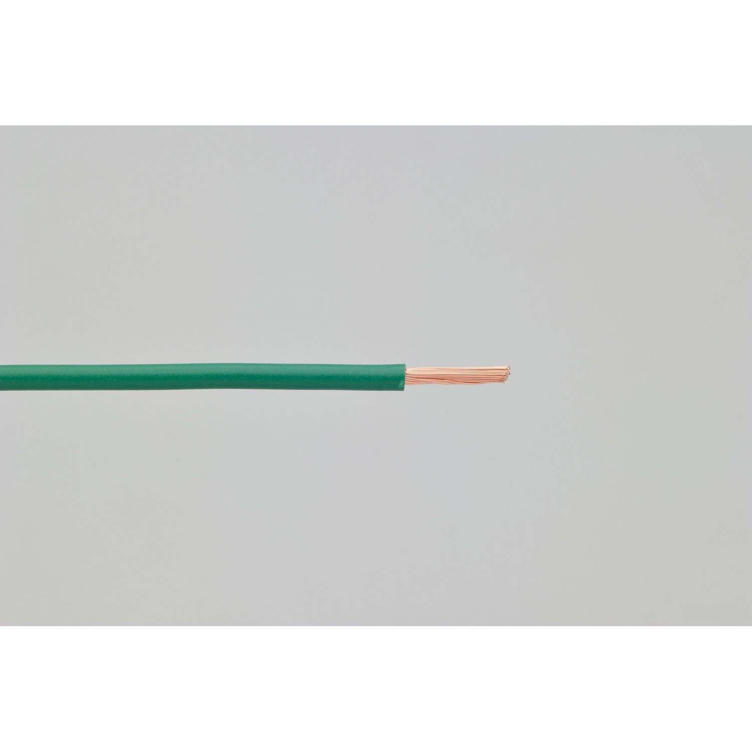 Electrical wire. 1 meter 1.25 sq. mm, Green