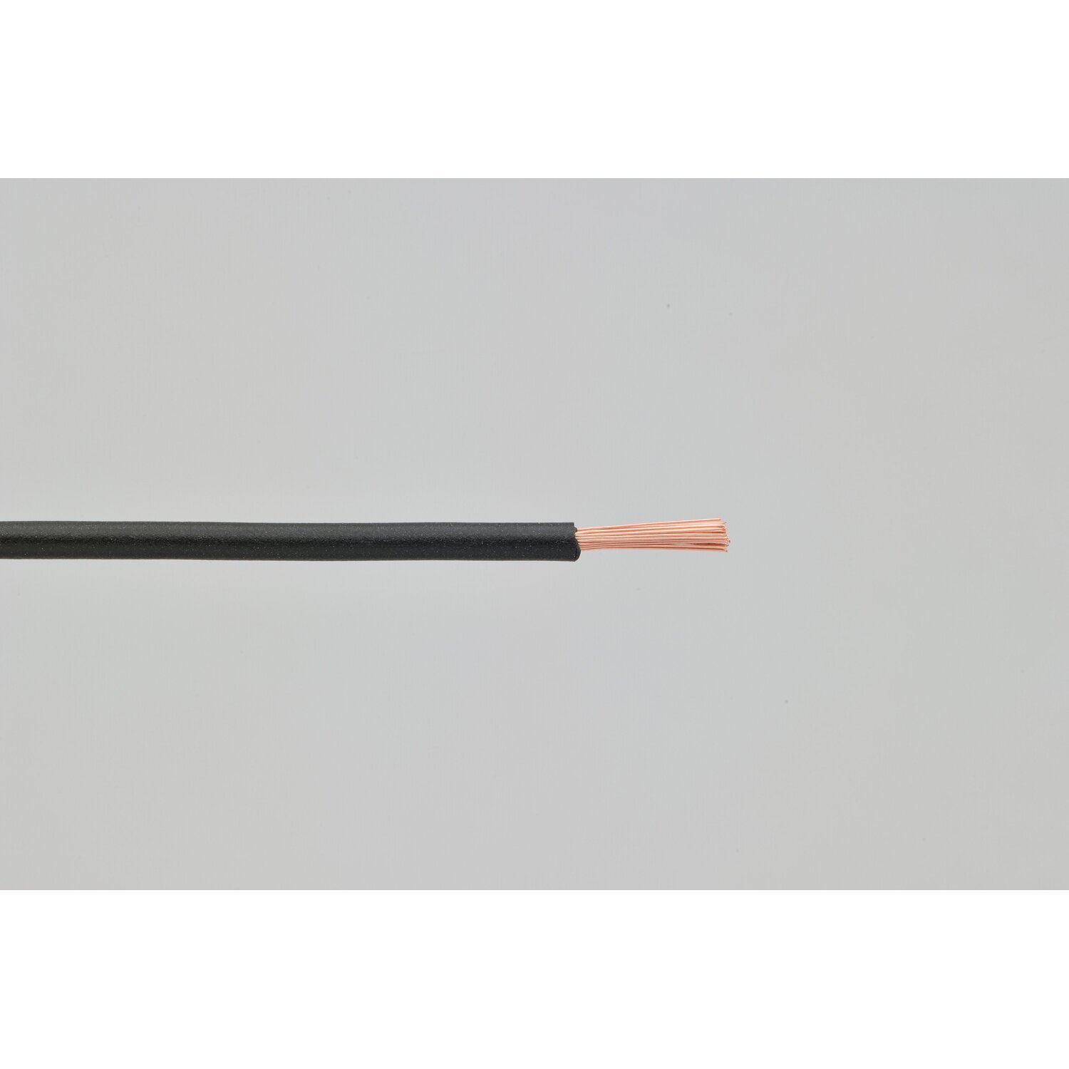 Electrical wire. 1 meter 1.25 sq. mm, Black