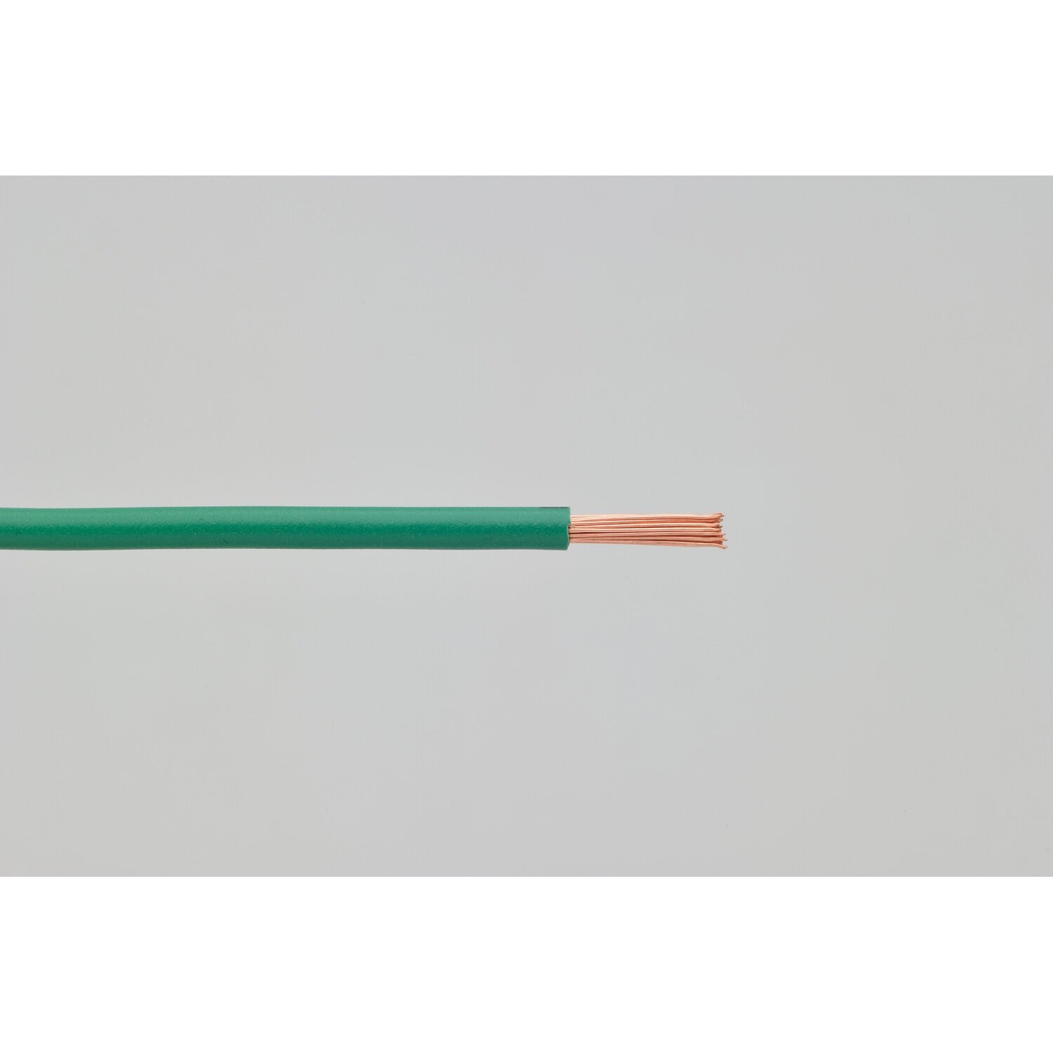 Electrical wire. 1 meter 2.00 sq. mm, Green