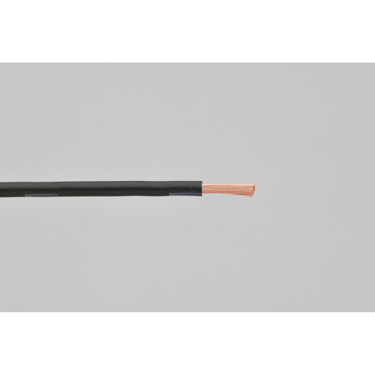 Electrical wire. 1 meter 2.00 sq. mm, Black